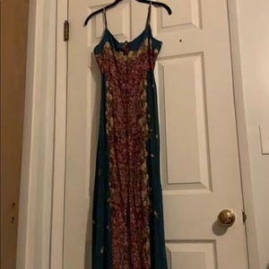 Free People Jade Floral Maxi Dress, Sz Medium